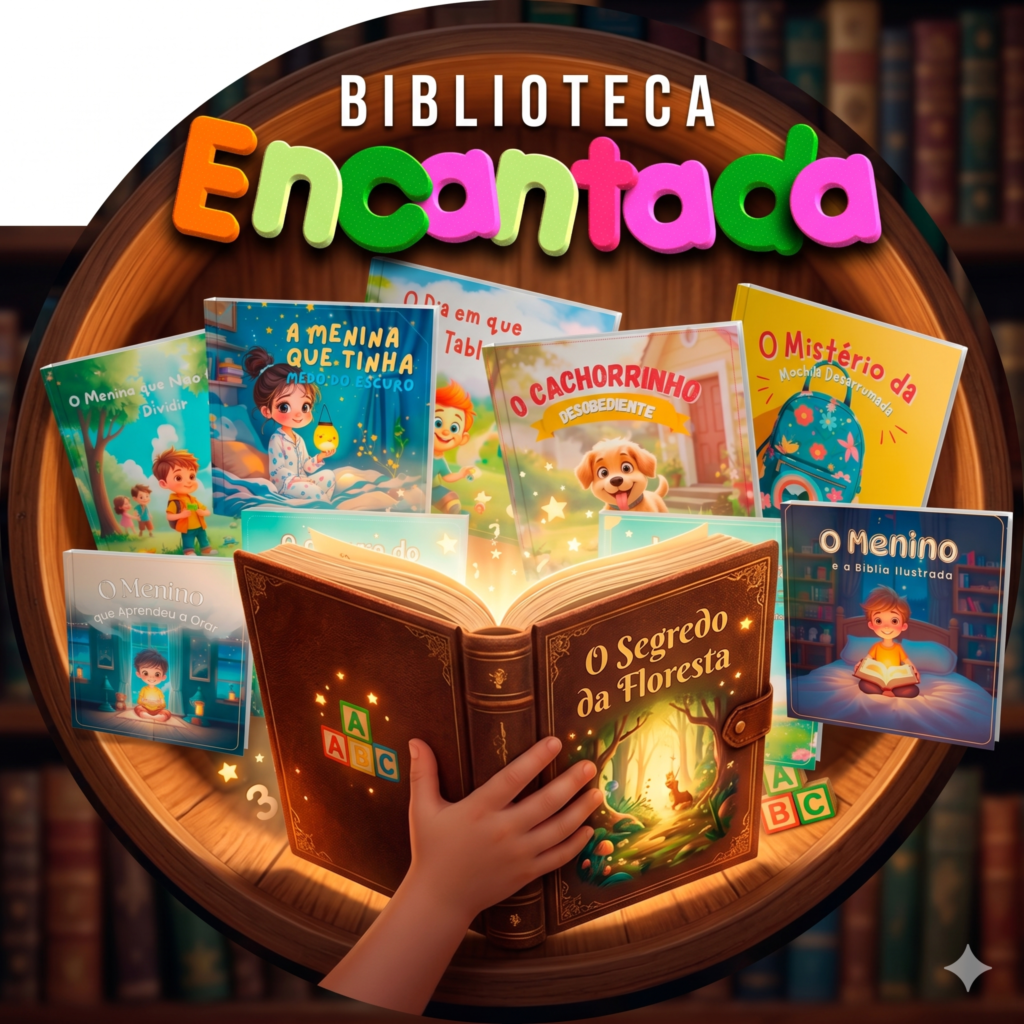 Logo do Site Biblioteca Encantada Kids